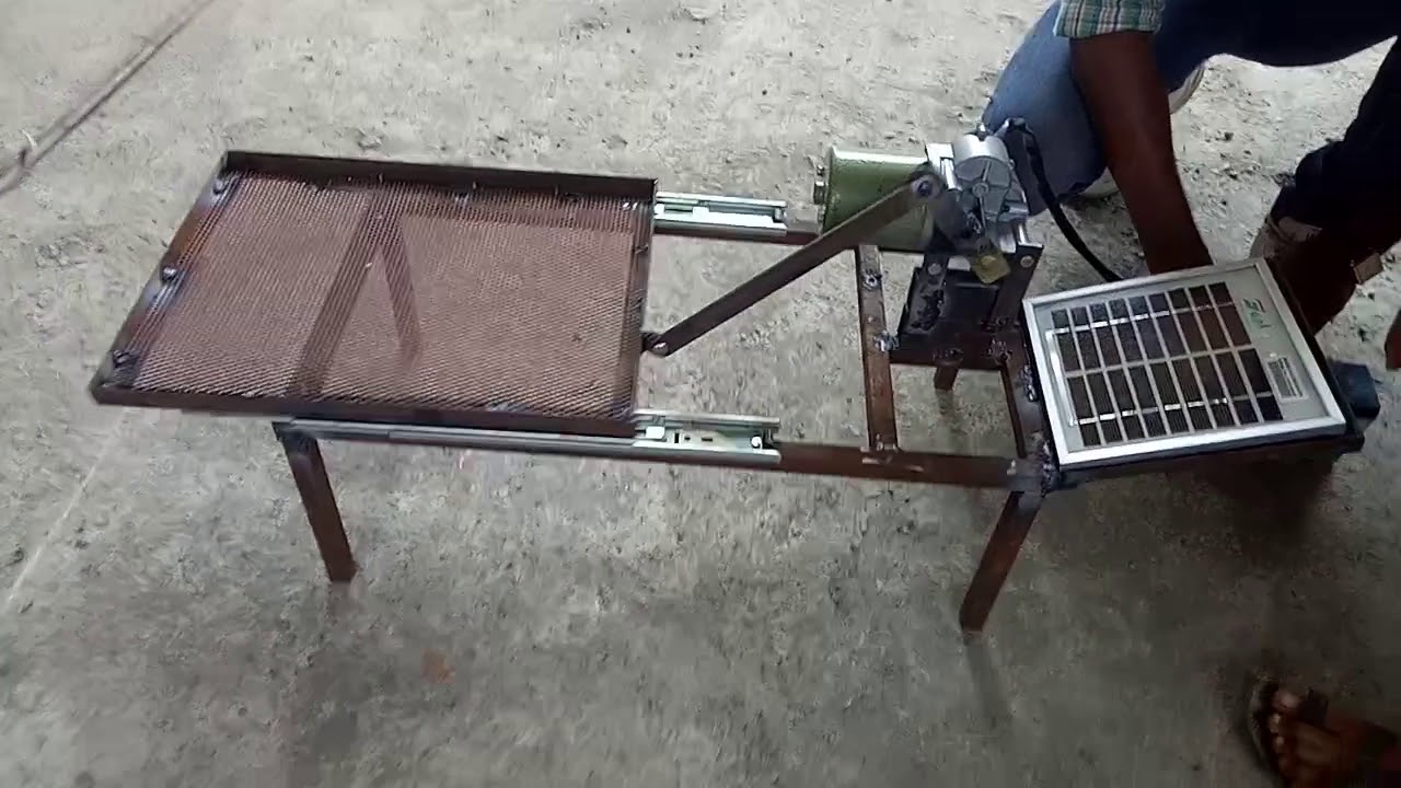 Solar Operated Riddle Machine